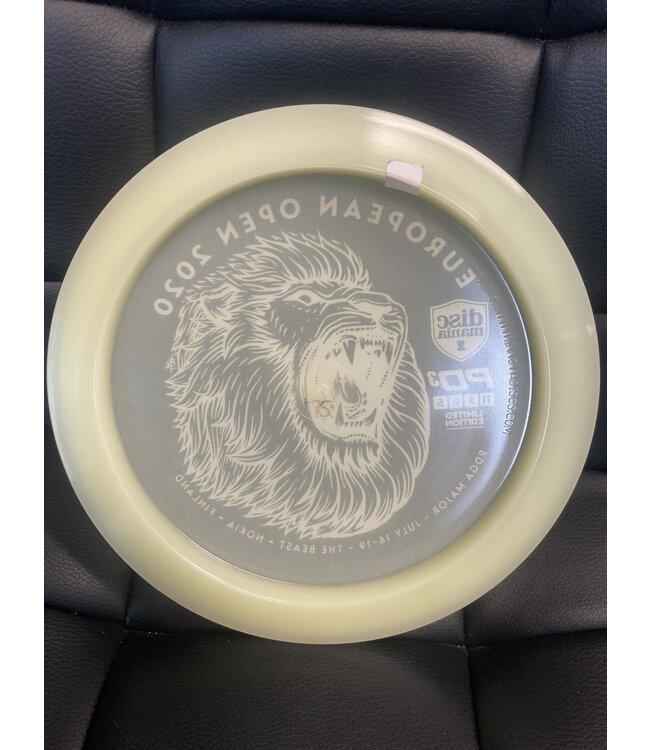 Discmania Discmania Glow C-Line PD3 White 177g European Open 2020 Innova Made OOP (1533)