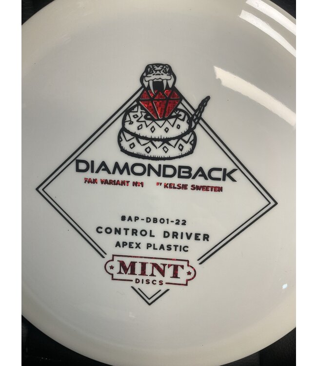 Mint Discs Mint Discs Apex Diamondback White 169g Fan Variant #1 #AP-DB01-22 (1536)