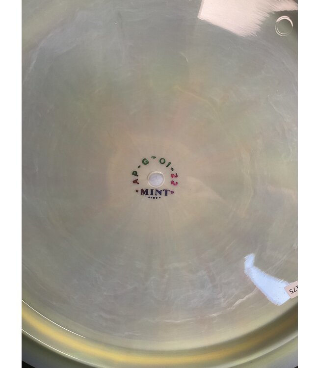 Mint Discs Mint Discs Apex Goat Swirly Green 175g 2022 Buddha Tree 33rd Annual Stamp #AP-GT-01-22 (1541)