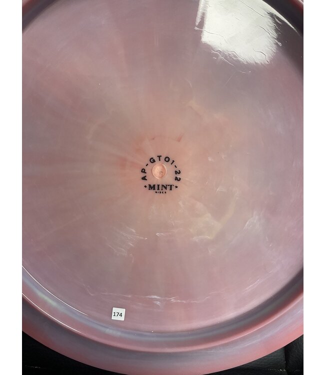 Mint Discs Mint Discs Apex Goat Swirly Pink/Purple 174g 2022 Bat City Open Stamp First Run #AP-GT01-22 (1543)