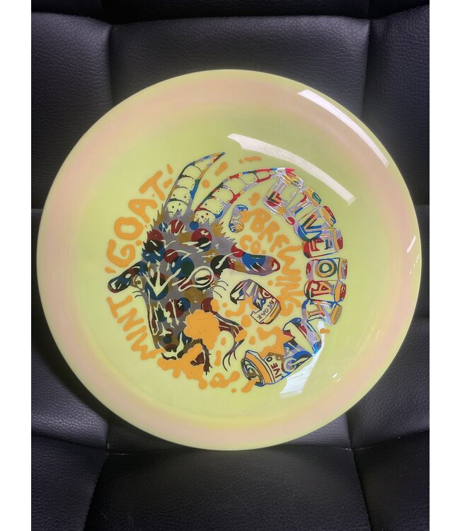 Mint Discs Mint Discs Swirly Apex Goat Yellow 169g Live Oak Brewery Co. First Run #AP-GT01-22 (1545)