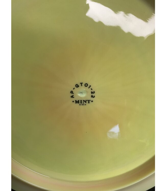 Mint Discs Mint Discs Swirly Apex Goat Yellow 169g Live Oak Brewery Co. First Run #AP-GT01-22 (1545)