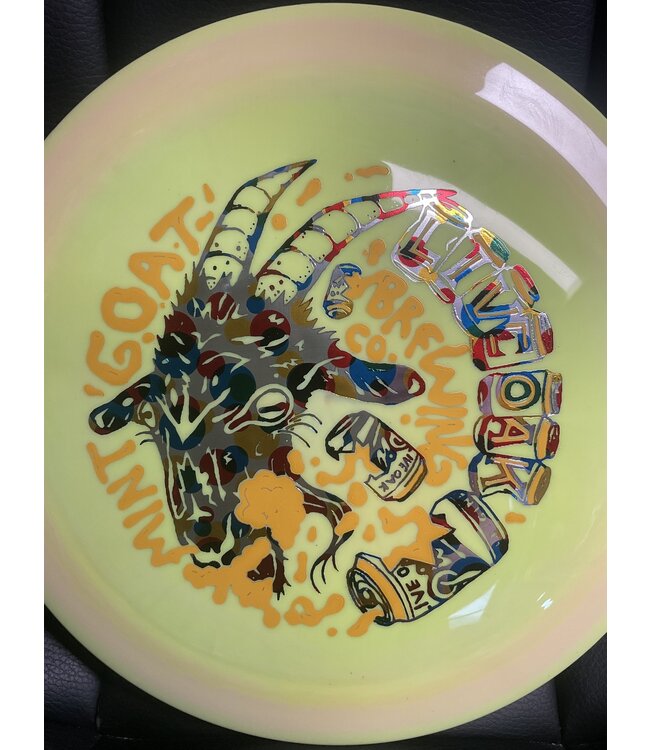Mint Discs Mint Discs Swirly Apex Goat Yellow 169g Live Oak Brewery Co. First Run #AP-GT01-22 (1545)