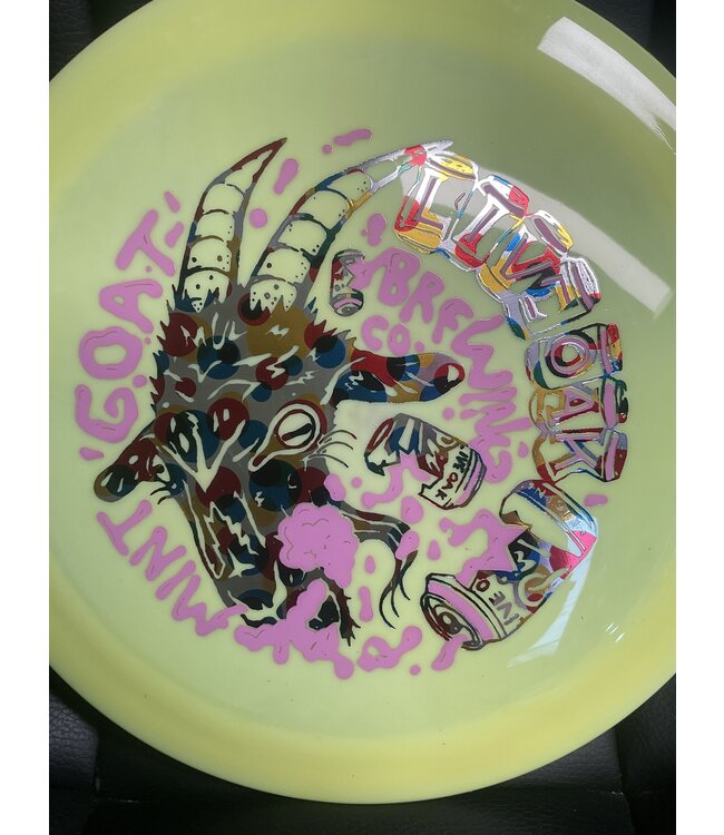Mint Discs Mint Discs Swirly Apex Goat Yellow 169g Live Oak Brewery Co. First Run #AP-GT01-22 (1546)