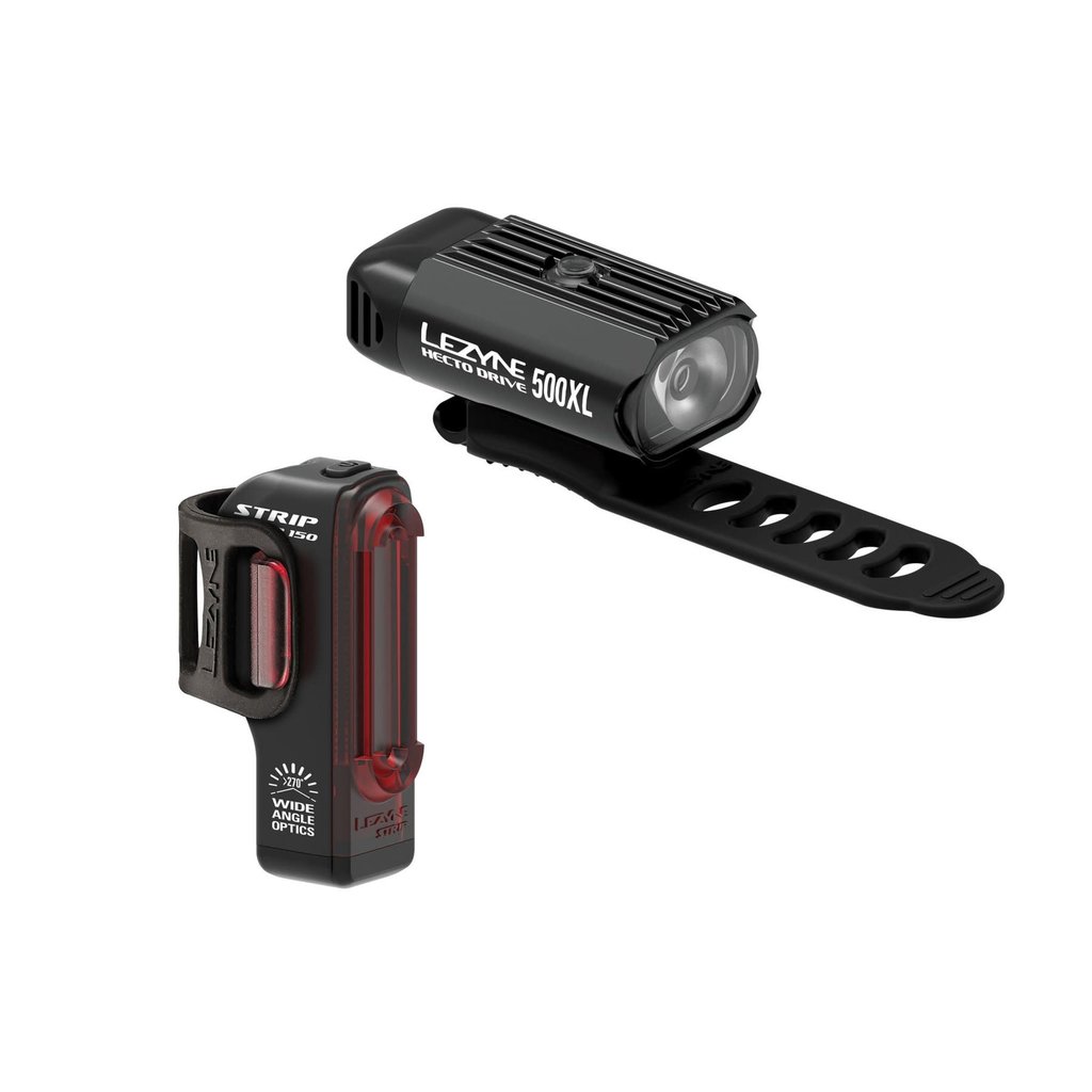 Lezyne LEZYNE HECTO DRIVE 500XL / STRIP PAIR - BLACK