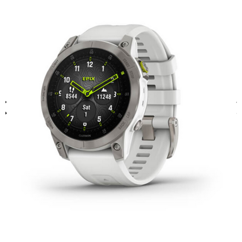 Garmin EPIX Gen 2 Smart Watch - White/Titanium