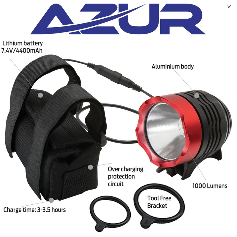 Azur Vega 1000 Lumens Head Light