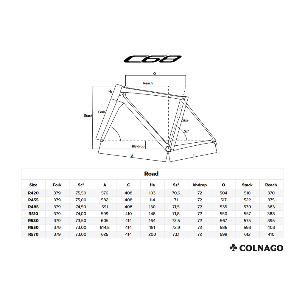 Colnago Colnago C68 Disc Frameset