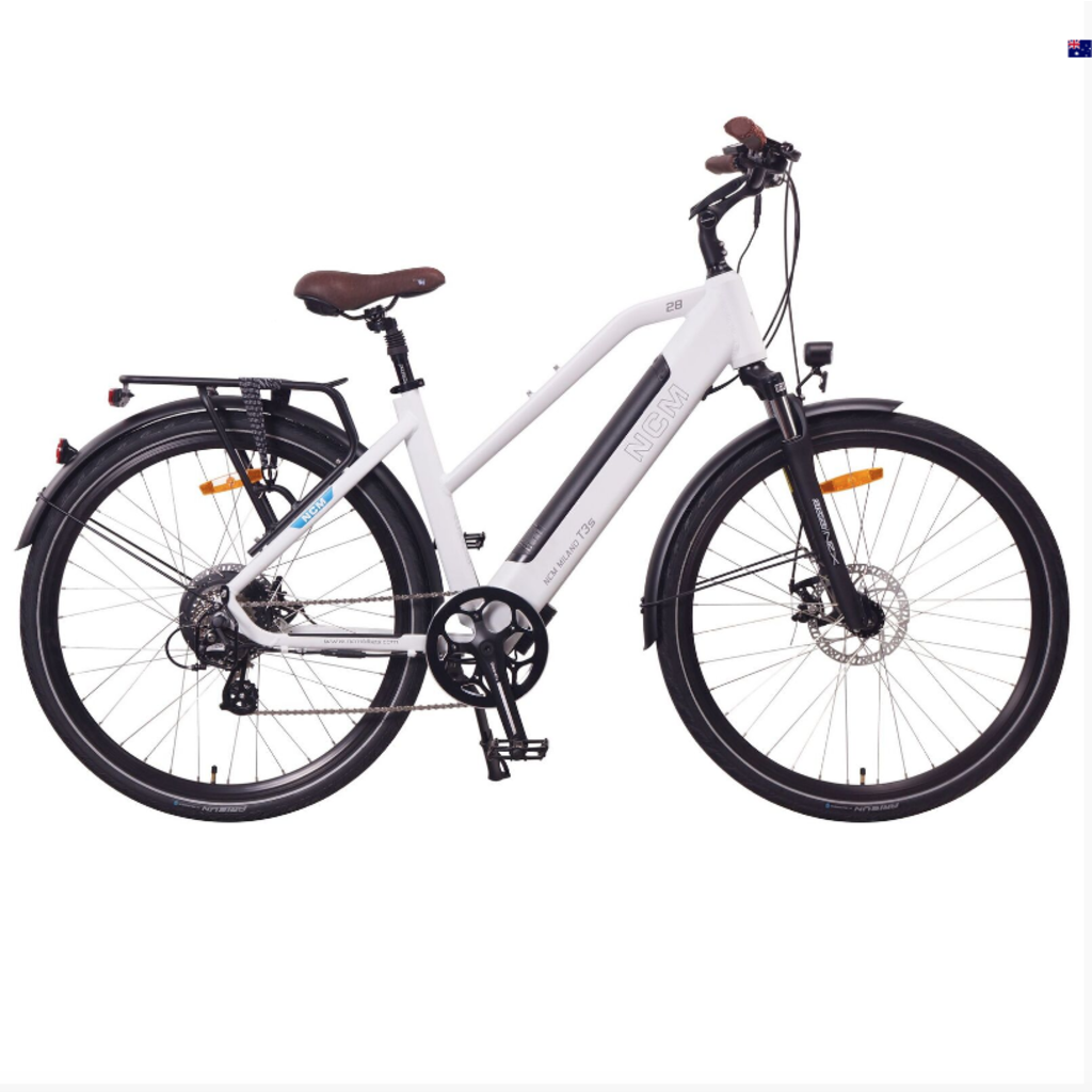 NCM Milano T3S Step Trekking E-Bike, 28' City-Bike, 250W, 48V 12Ah 576Wh Battery