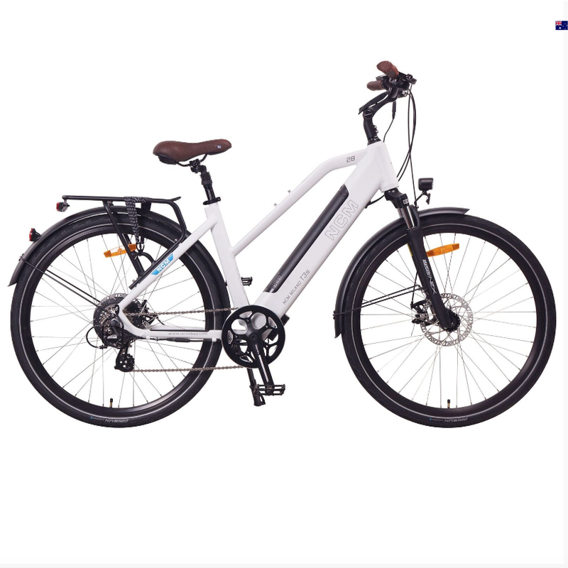 NCM Milano T3S Step Trekking E-Bike, 28' City-Bike, 250W, 48V 12Ah 576Wh Battery