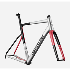 Cannondale CAAD13 EF Team Replica Disc Frameset - Fine Silver/Jet Black/EF Pink