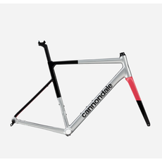 Cannondale CAAD13 EF Team Replica Disc Frameset - Fine Silver/Jet Black/EF Pink