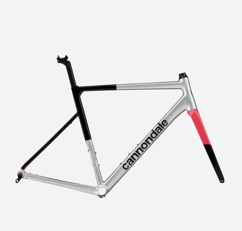 Cannondale CAAD13 EF Team Replica Disc Frameset Fine Silver Jet Black EF Pink
