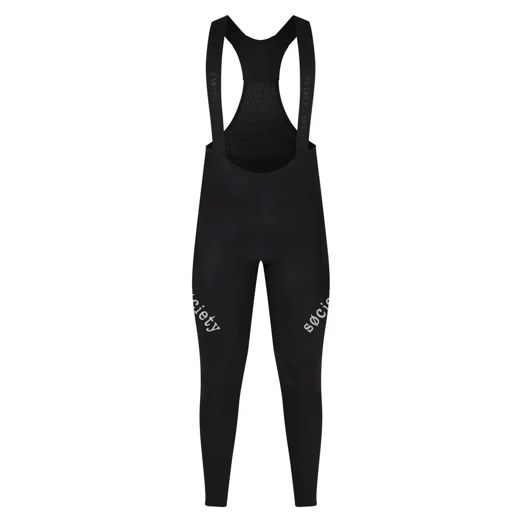 Society Society Mens Classic Thermal Bib Tights (Black)
