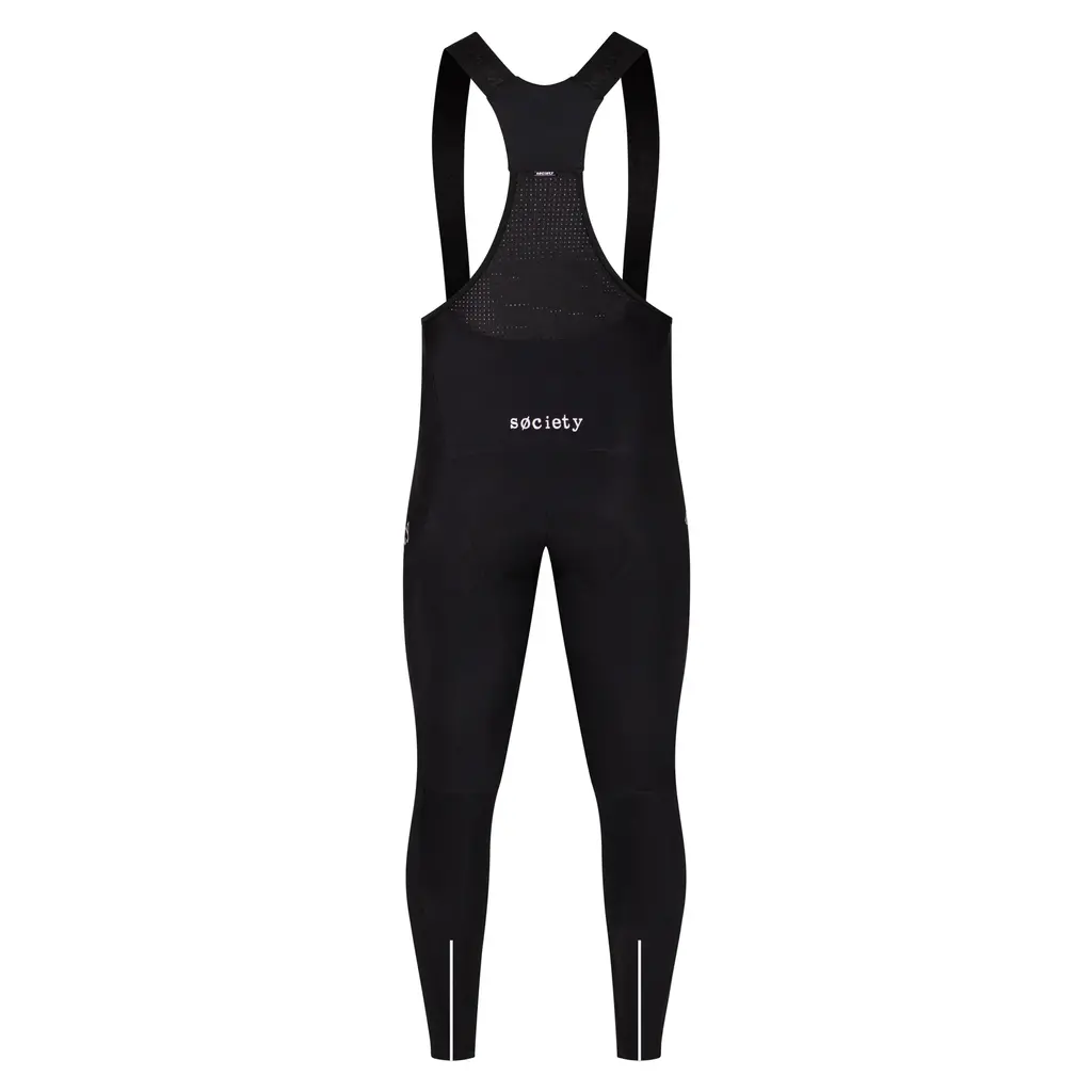 Society Society Mens Classic Thermal Bib Tights (Black)