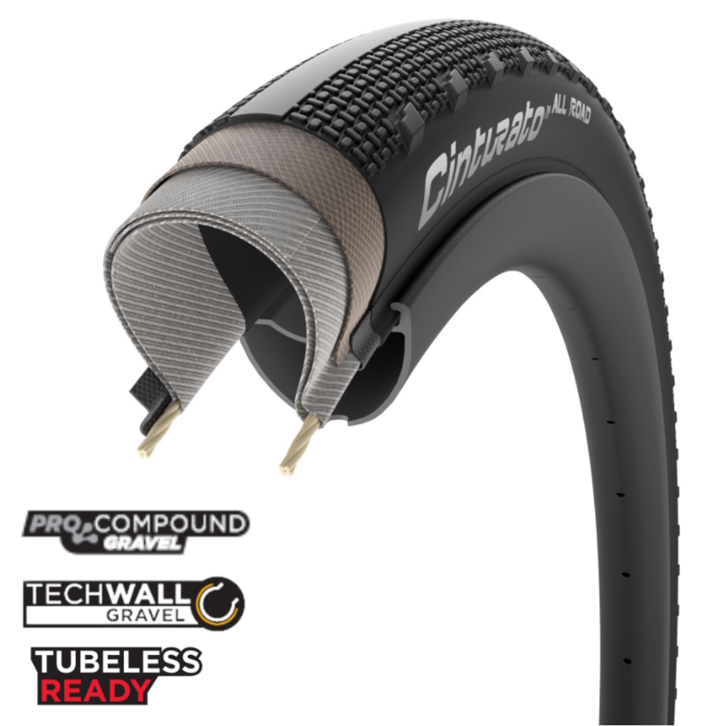 PIRELLI CINTURATO GRAVEL ALL RAOD TLR - Black