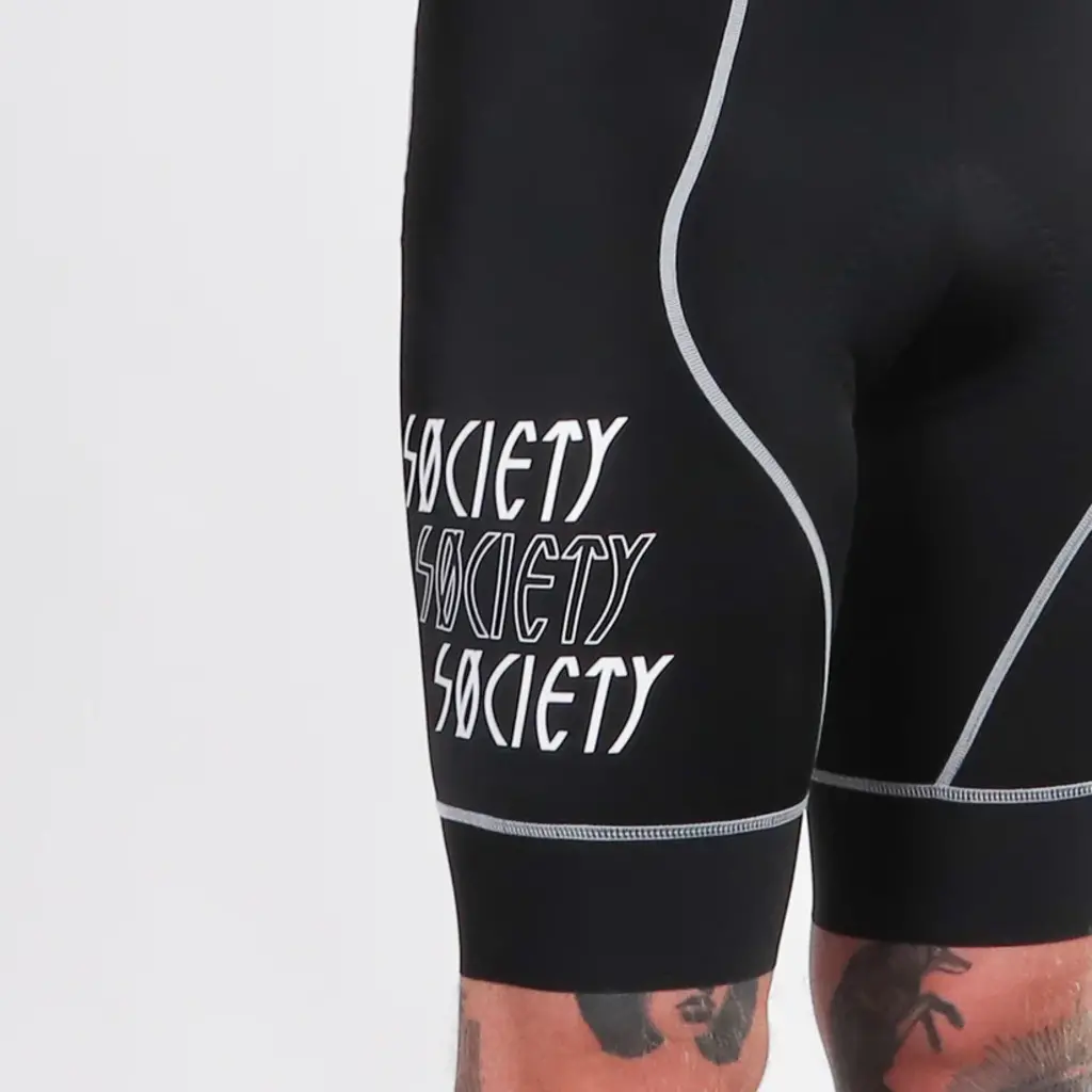 Society Society Mens Omni HyperStack Bib Shorts (Black)