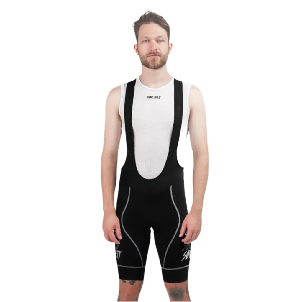 Society Society Mens Omni HyperStack Bib Shorts (Black)