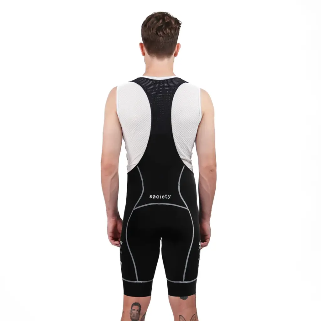 Society Society Mens Omni HyperStack Bib Shorts (Black)