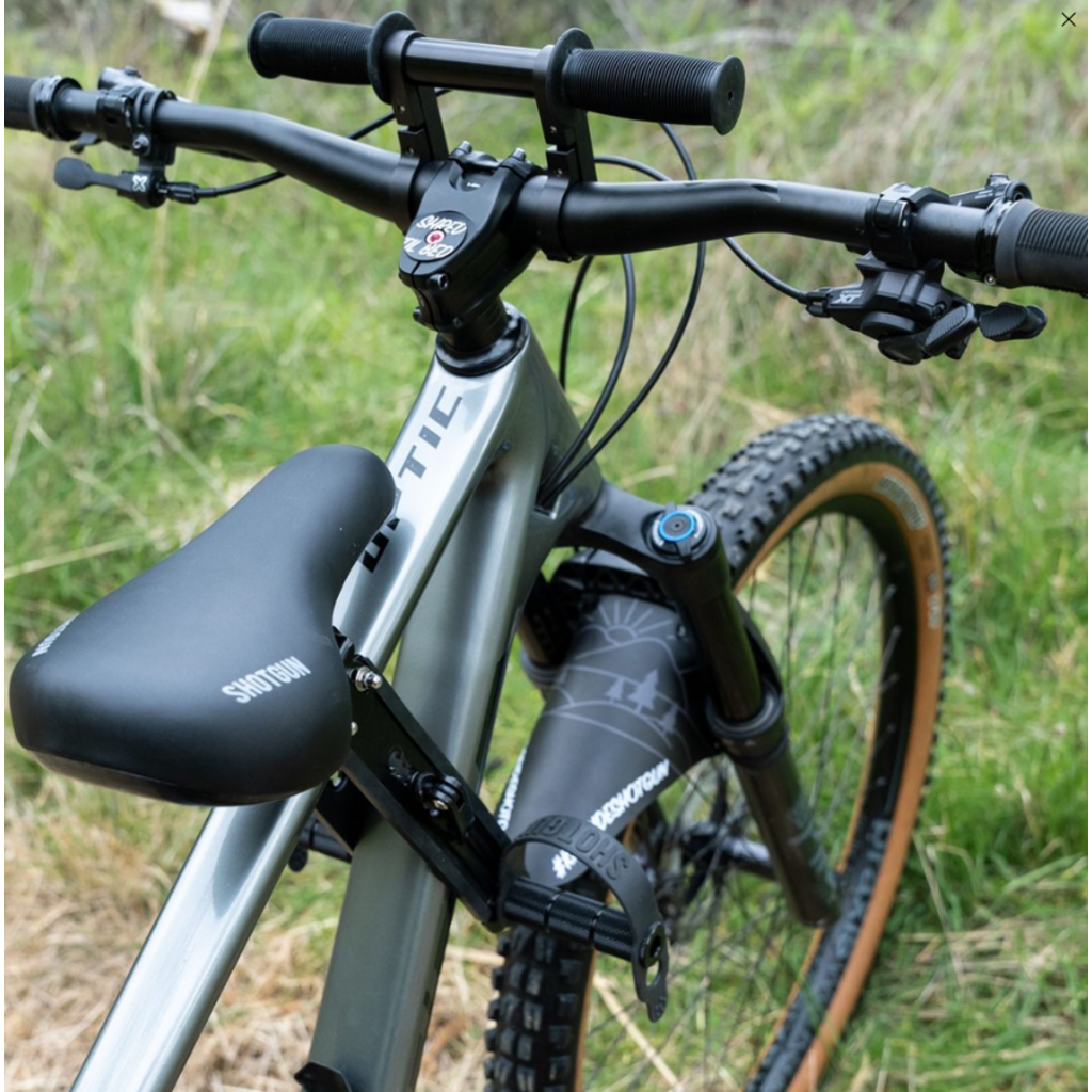 KIDS RIDE SHOTGUN SEAT HANDLEBAR COMBO BLACK