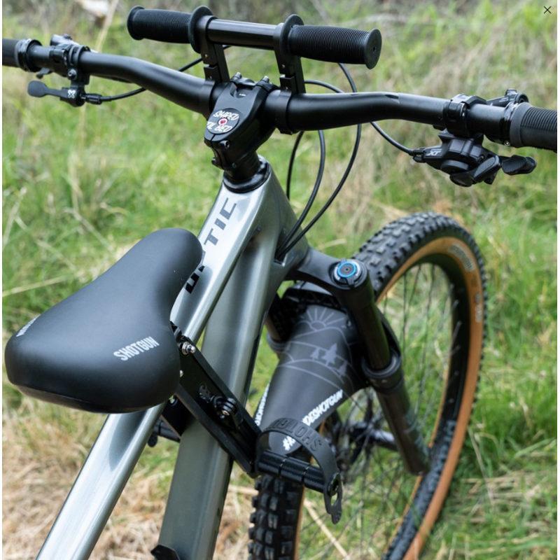 KIDS RIDE SHOTGUN SEAT HANDLEBAR COMBO BLACK