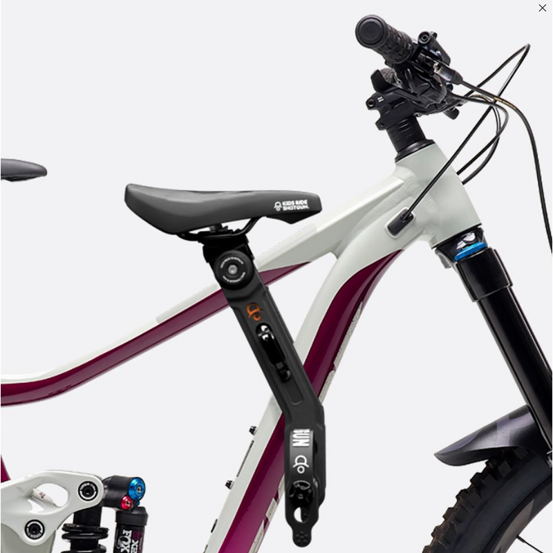 KIDS RIDE SHOTGUN 2.0 SEAT BLACK