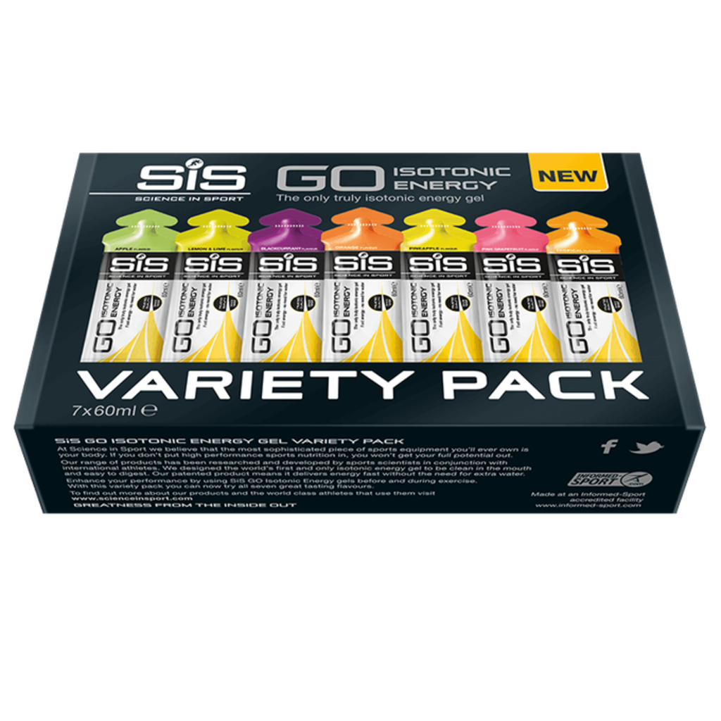 Science In Sport SiS GO Isotonic Energy Gel 7x 60ml Variety Pack