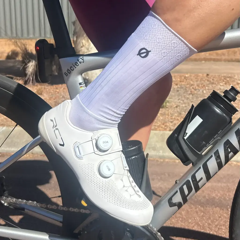 Society Society Elevate++ Aero Socks [White]