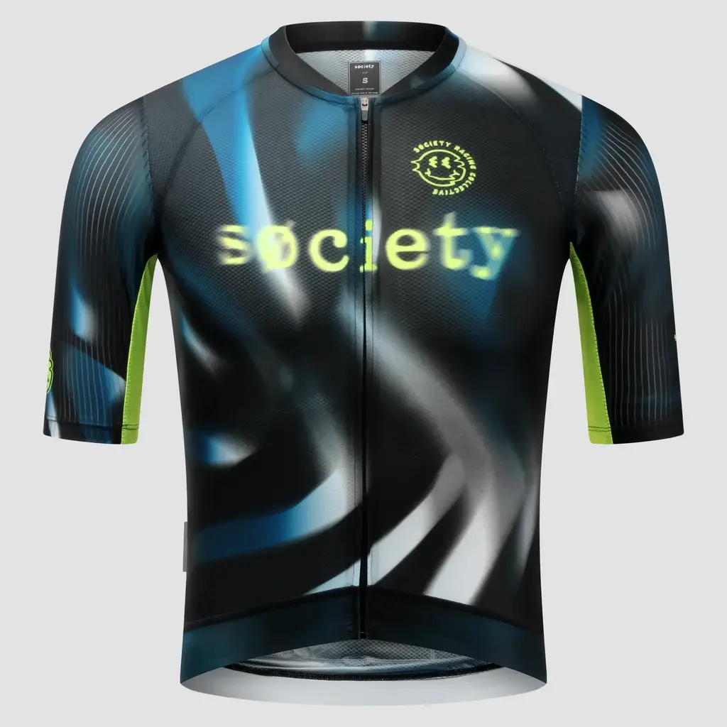 Society Society Mens Racing Collective Short Sleeve Jersey [Dark]