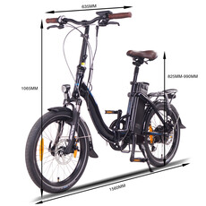 NCM Paris Folding E-Bike