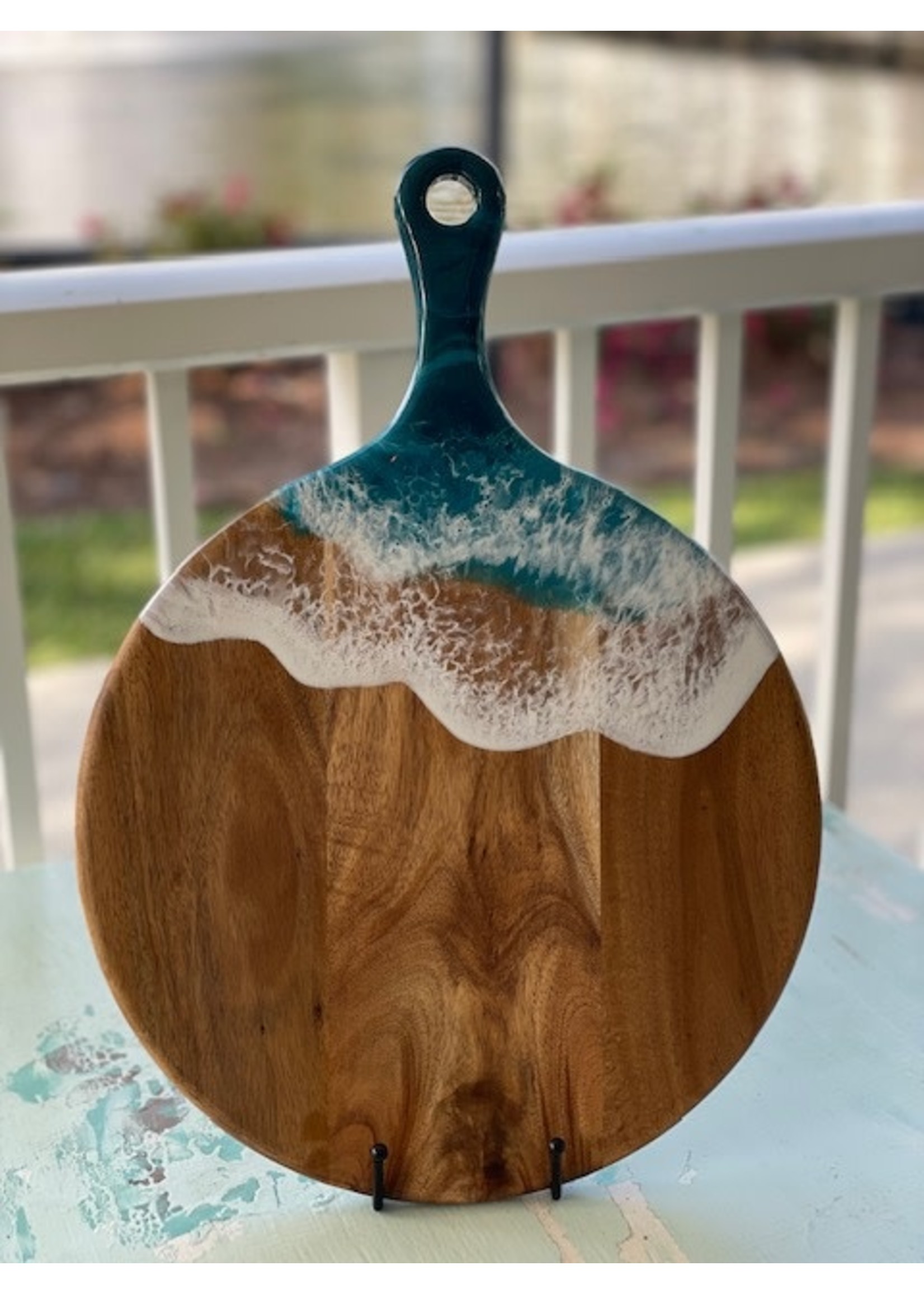 Wooden Circular Paddle Charcuterie Board