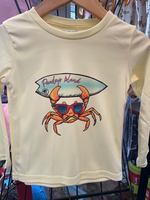 Toddler Solar Shirt Crab/Surfboard