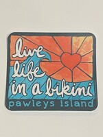 Sticker Live Life Bikini