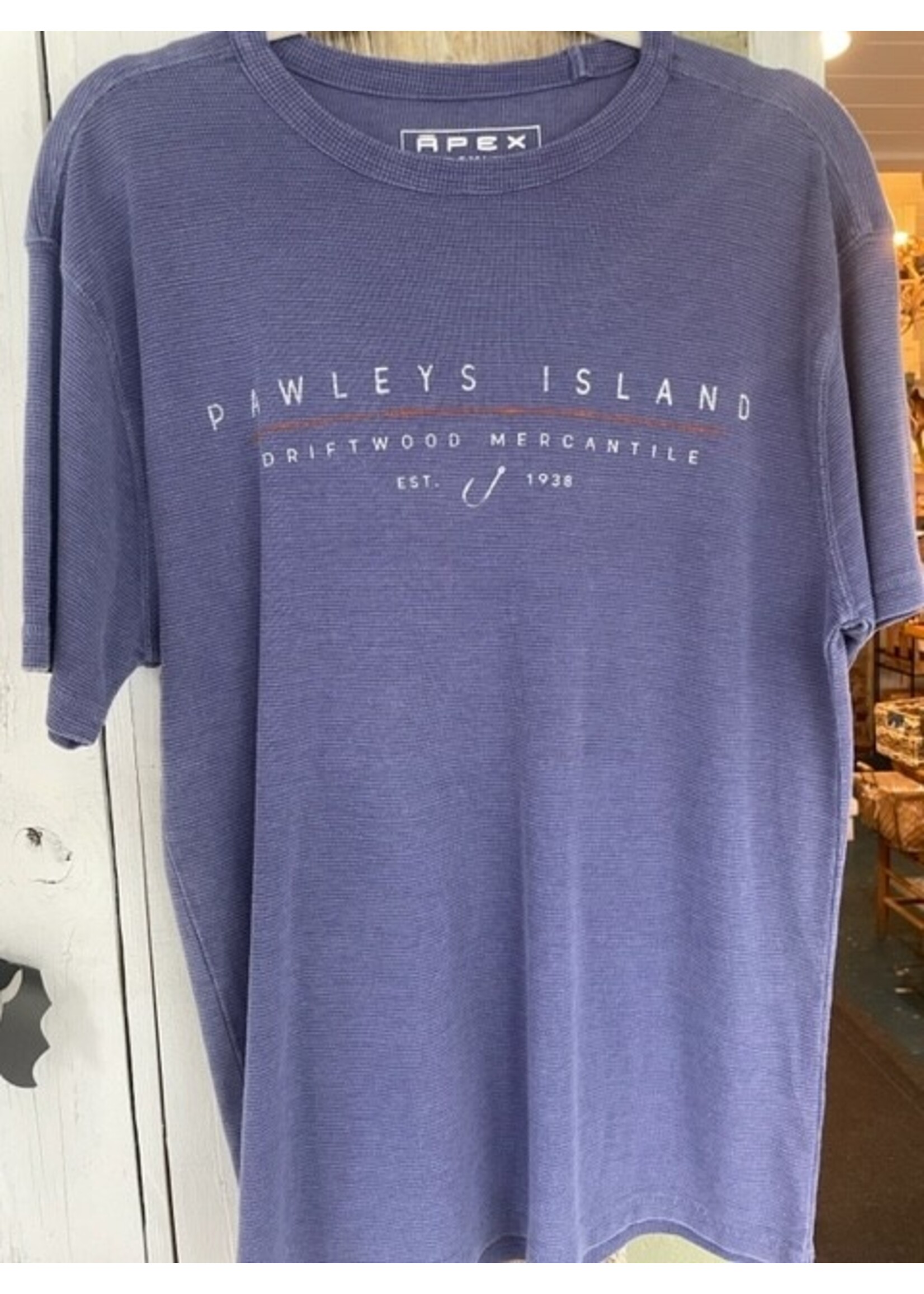 Pawleys Island S/S Micro Waffle w/Fish Hook