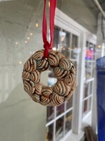 Pottery Ornament PI Shell Wreath
