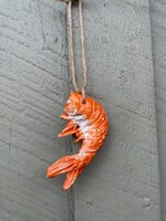 Pottery Ornament Shrimp