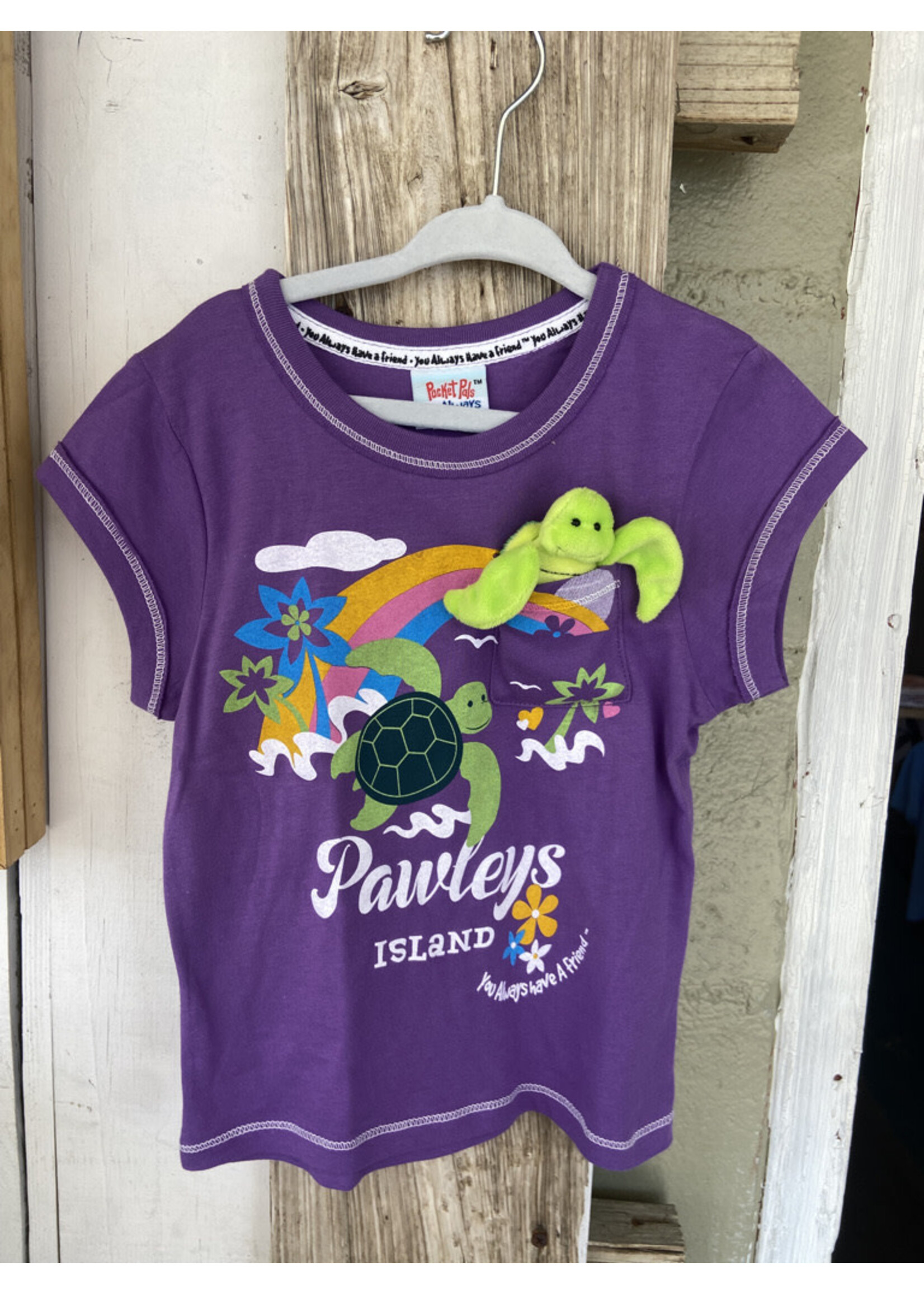 Sea Turtle Rainbow Pocket Pal Tee