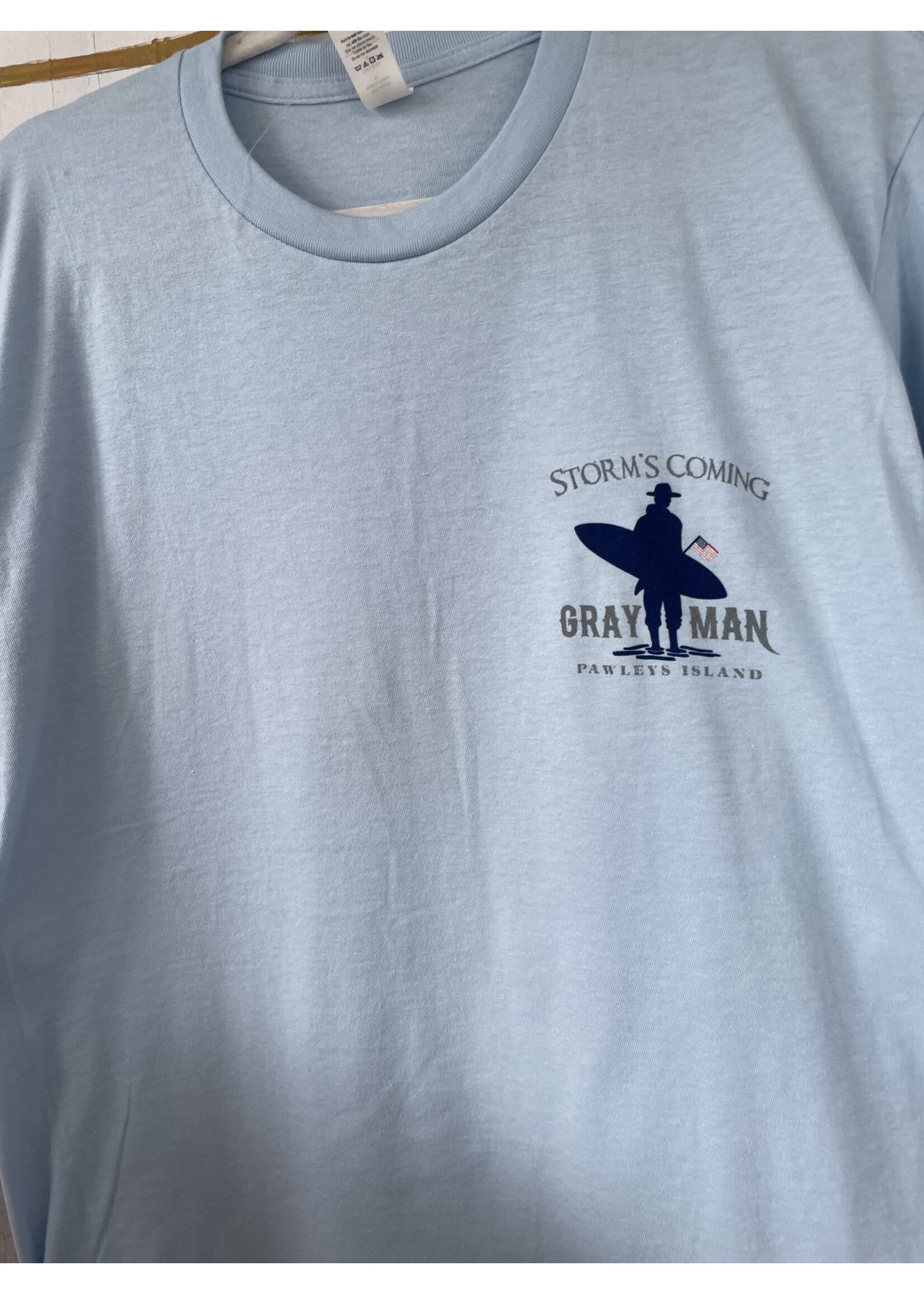 4th Of July Gray Man Fireworks Tee