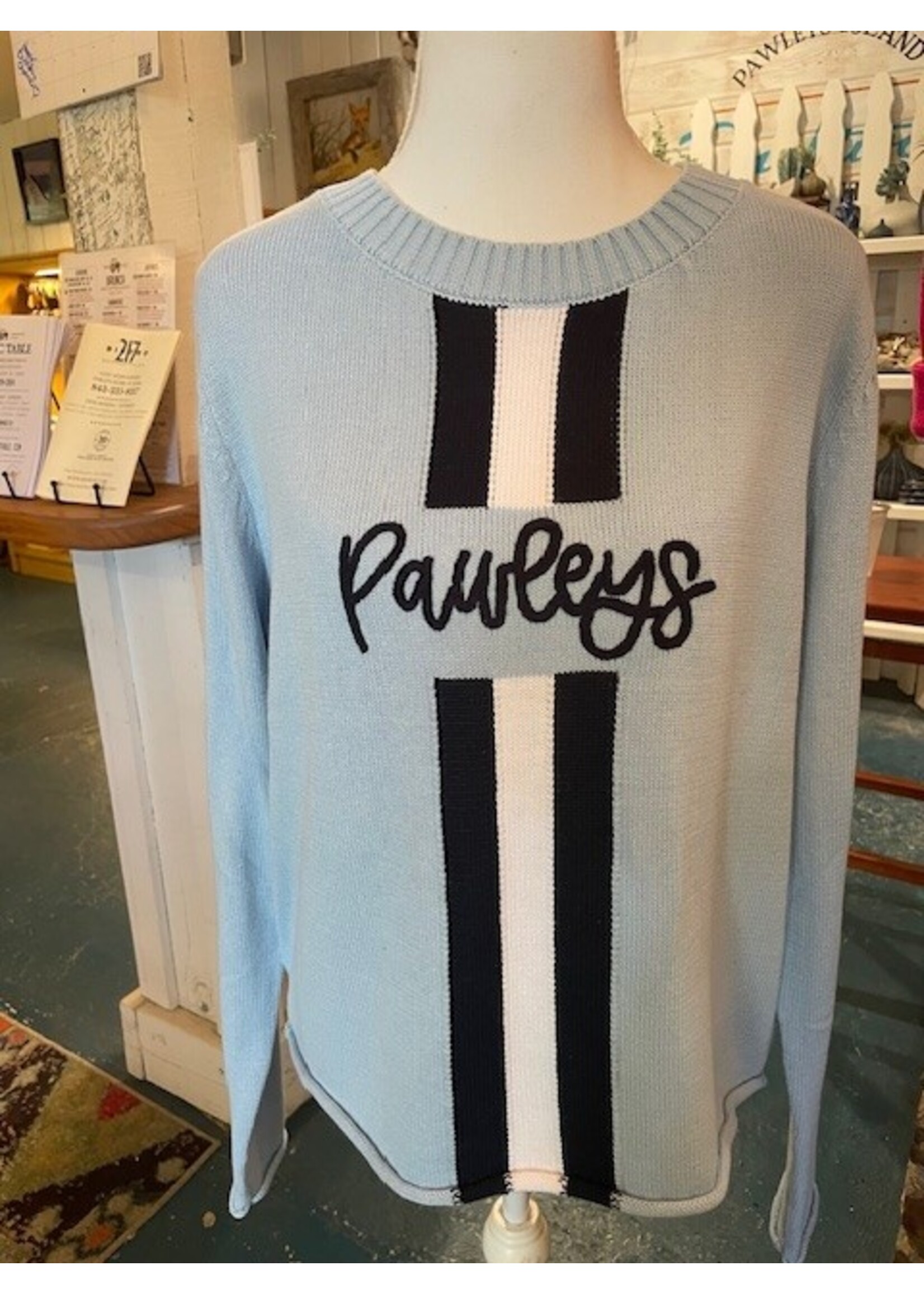 Crew Neck Sweater Racing Stripe