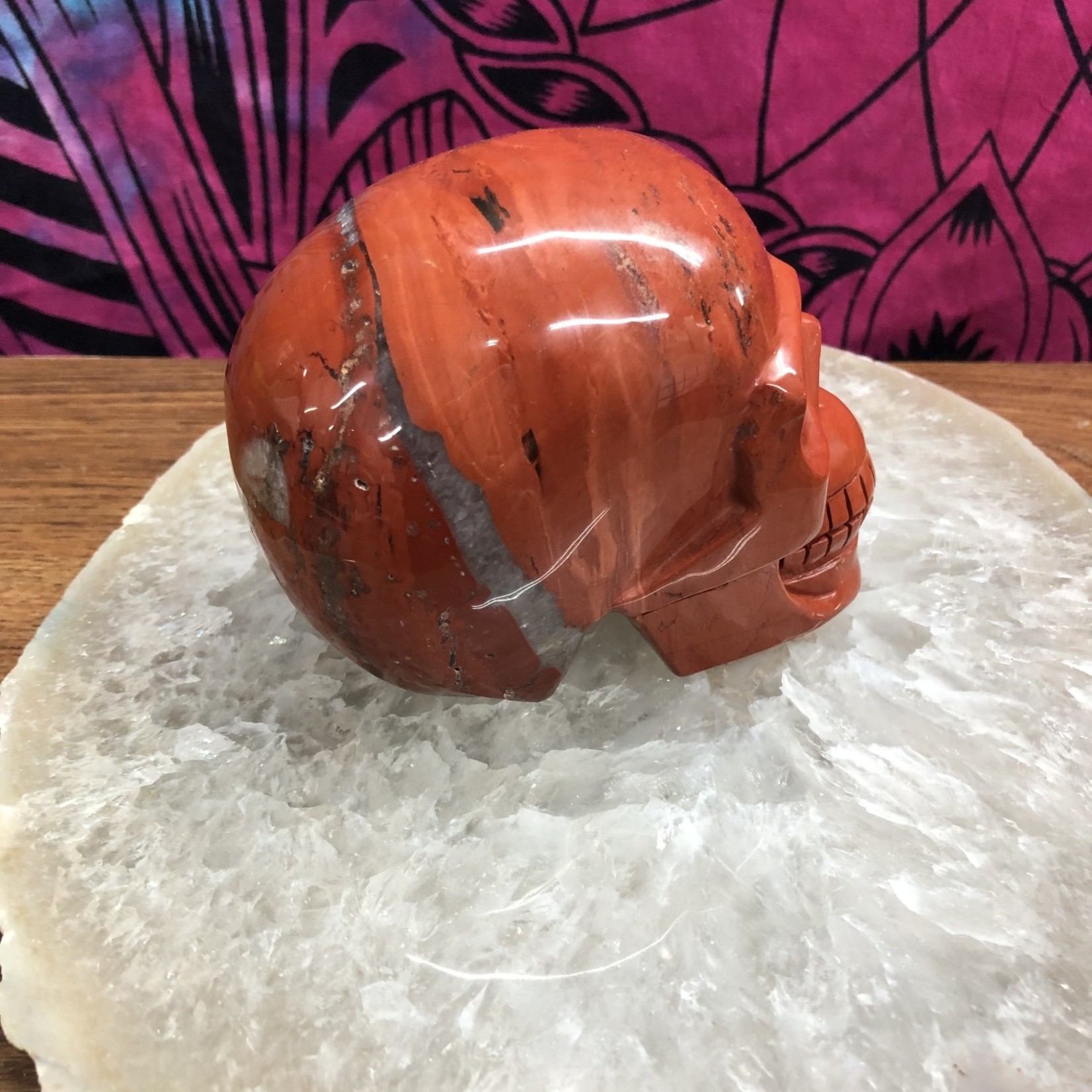 Skull - Red Jasper - 4 Inches