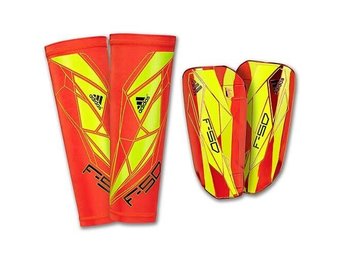 adidas F50 ProLite   Shin Guard Slip In Shield Neon Orange / Yellow