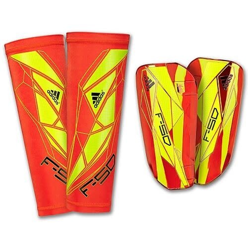 adidas F50 ProLite   Shin Guard Slip In Shield Neon Orange / Yellow