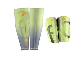 adidas NOCSAE Certified F50 ProLite 2013 2014 Shin Guard Slip Shield Green/Black