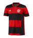 adidas adidas CDR Flamengo 2016 - 2017 Home Soccer Jersey - Red/Black