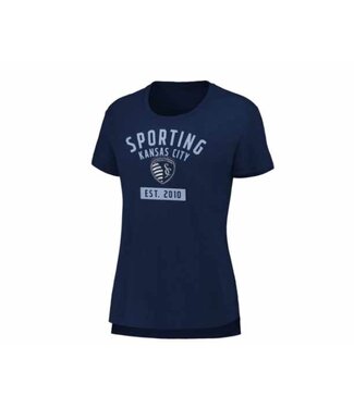 adidas adidas Womens Sporting Kansas City Iconic  Shirt - Navy Blue