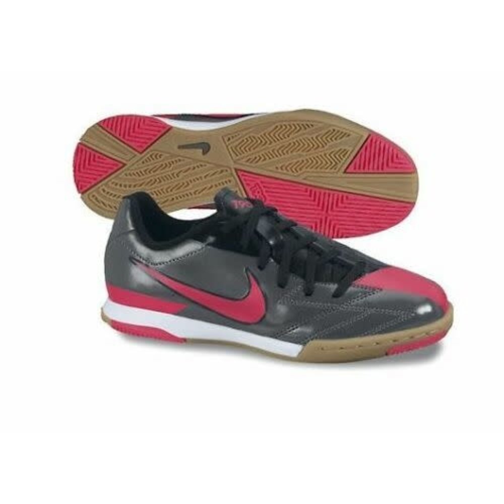 Nike Total 90 Shoot IV IC Indoor Soccer Shoe -Black / Solar Red - Soccerium
