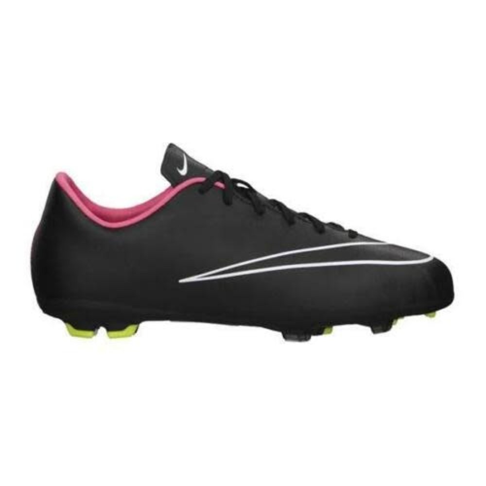 Nike Jr Mercurial Victory IV FG Soccer Shoe - Black/White/Red - Soccerium