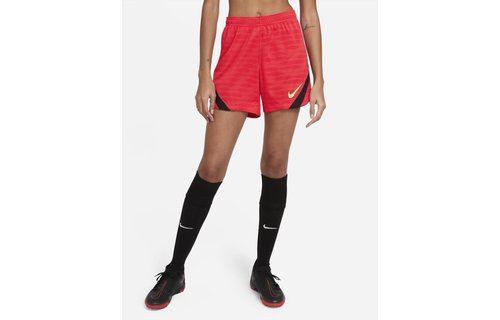 Nike Womens Dri-Fit Strike Soccer  Shorts - Red/Black/Green