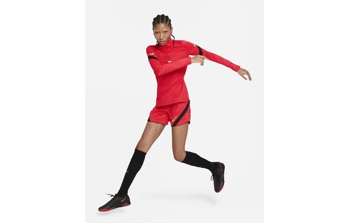 Nike Womens Dri-Fit Strike Soccer  Shorts - Red/Black/Green