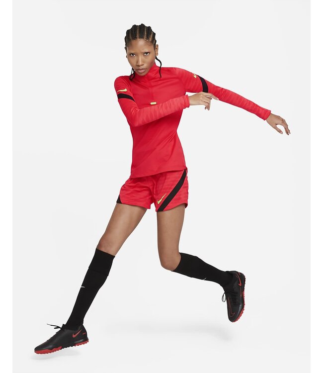 Nike Nike Womens Dri-Fit Strike Soccer  Shorts - Red/Black/Green